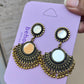 Sunrise  Ethnic Earrings in Golden