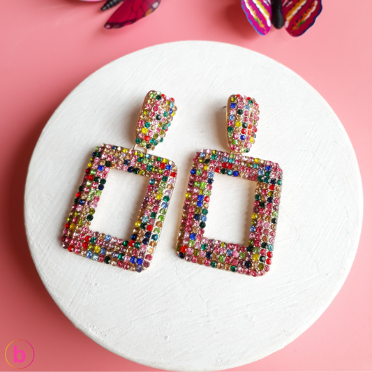 REAL SPARKLE EARRINGS IN Multi