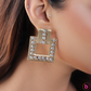 A Evening Statement Earrings In Golden