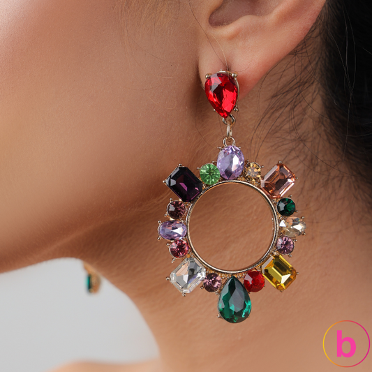 A Colour Story Earrings In Multi