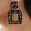 A Sassy Sparkle Earrings In Black