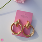 All Your's Statement Earrings in Golden