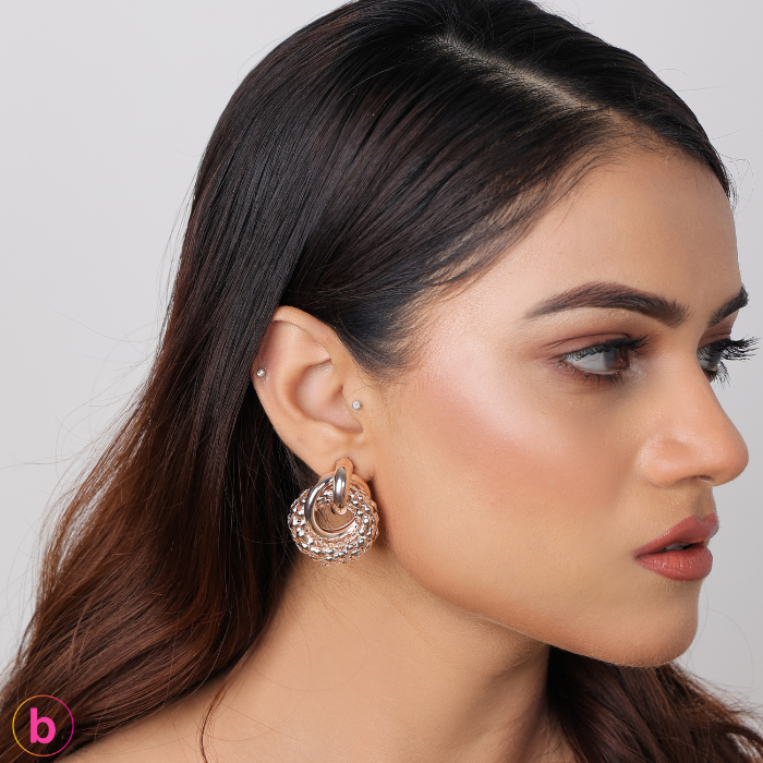 A Ready To Go Earrings In Rose Gold