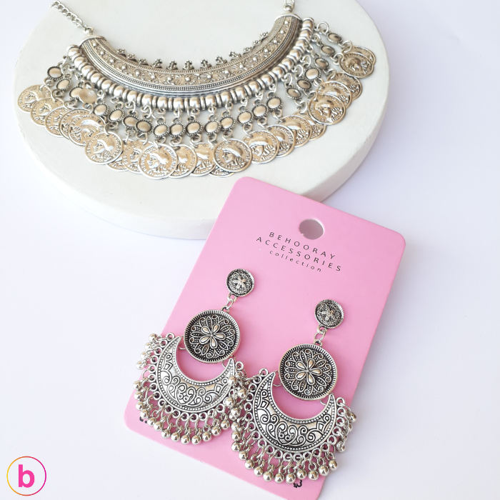 Bohemian Necklace and Earrings Set