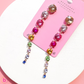 A-Real Sparkle Drop Earrings In Multi