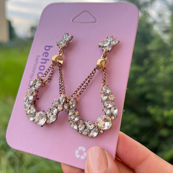 A Hang With You Earrings In antique
