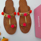 A Ethnic Kolhapuri Shoes In Golden